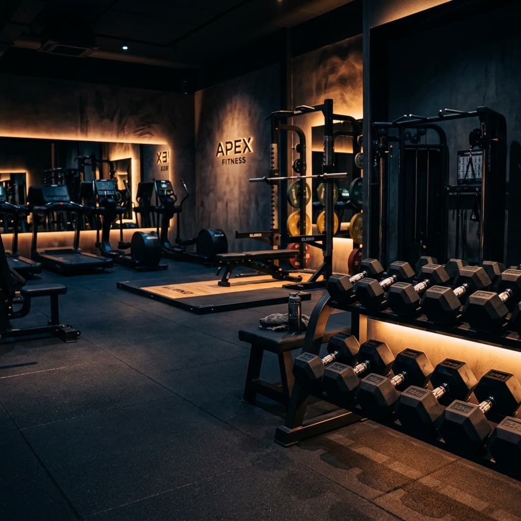 Gym Equipment Background