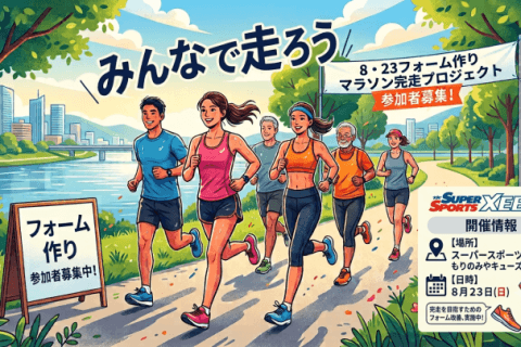 8・23フォーム(無料)【大阪淀川市民マラソン参加者用】 ゼビオ×TSS